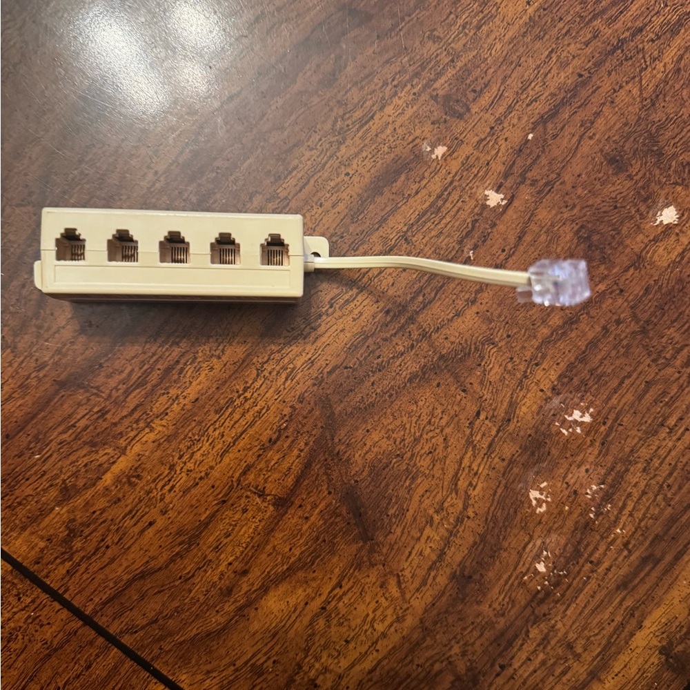VoIP Phone Adapter in Beige